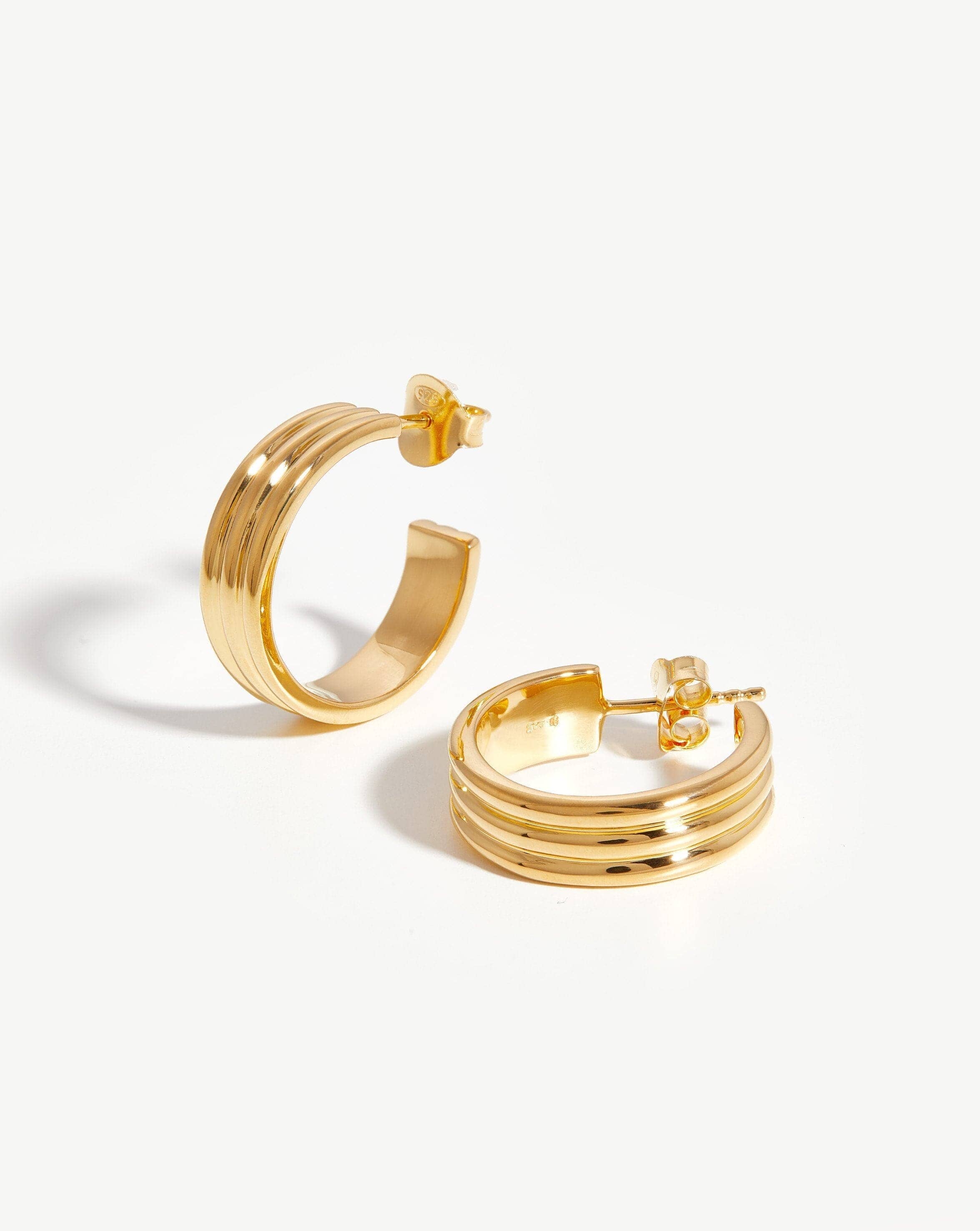 Ancien Hoop Earrings | 18k Gold Vermeil