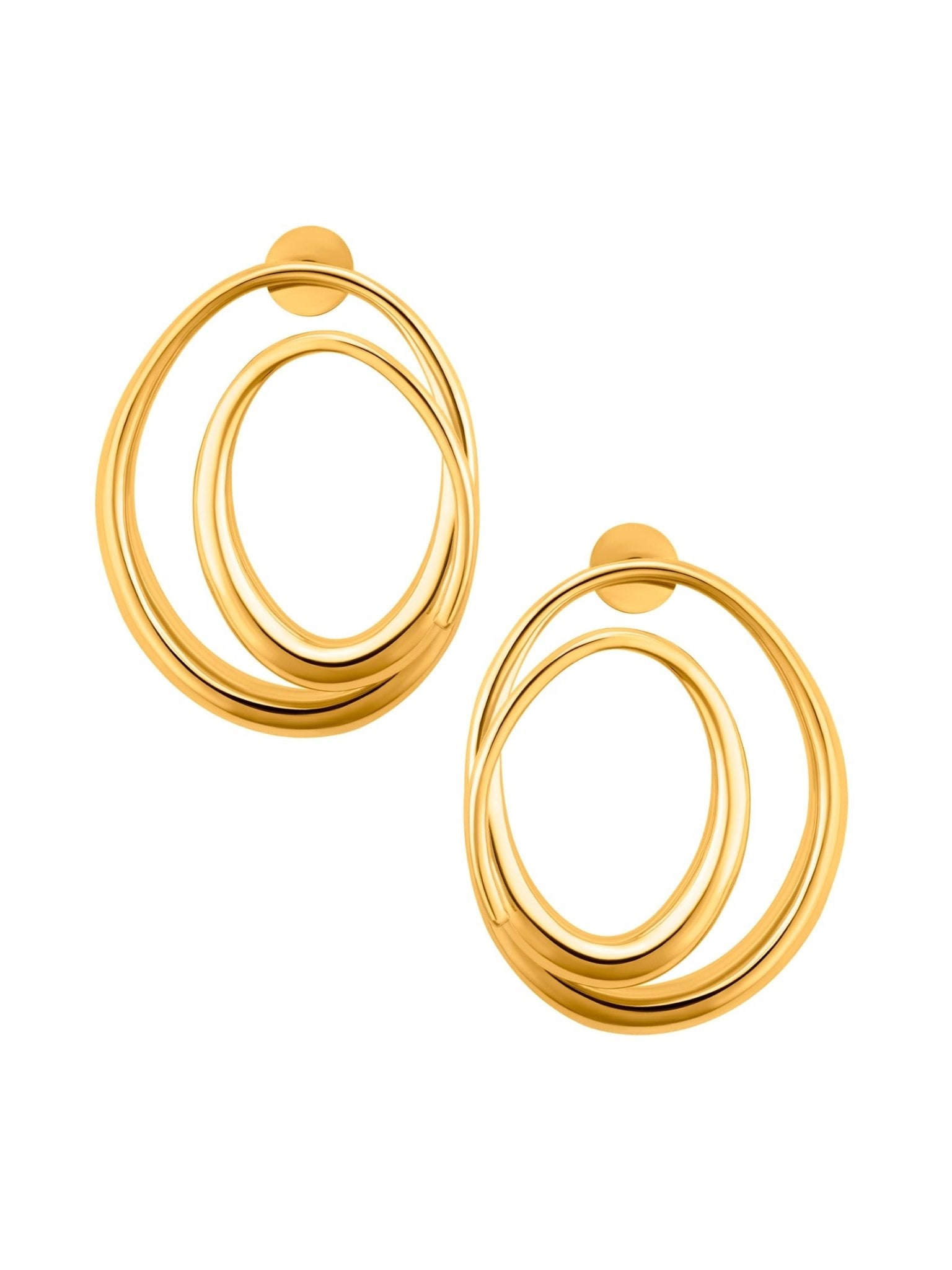 Angela Bassett - Classic Ellipse Hoops