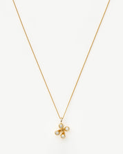 Atom Pendant Necklace | 18k Gold Vermeil Cubic Zirconia