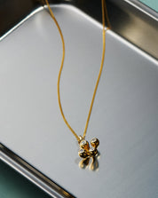 Atom Pendant Necklace | 18k Gold Vermeil Cubic Zirconia