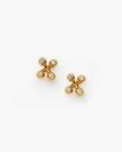 Atom Stud Earrings | 18k Gold Vermeil