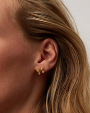 Atom Stud Earrings | 18k Gold Vermeil