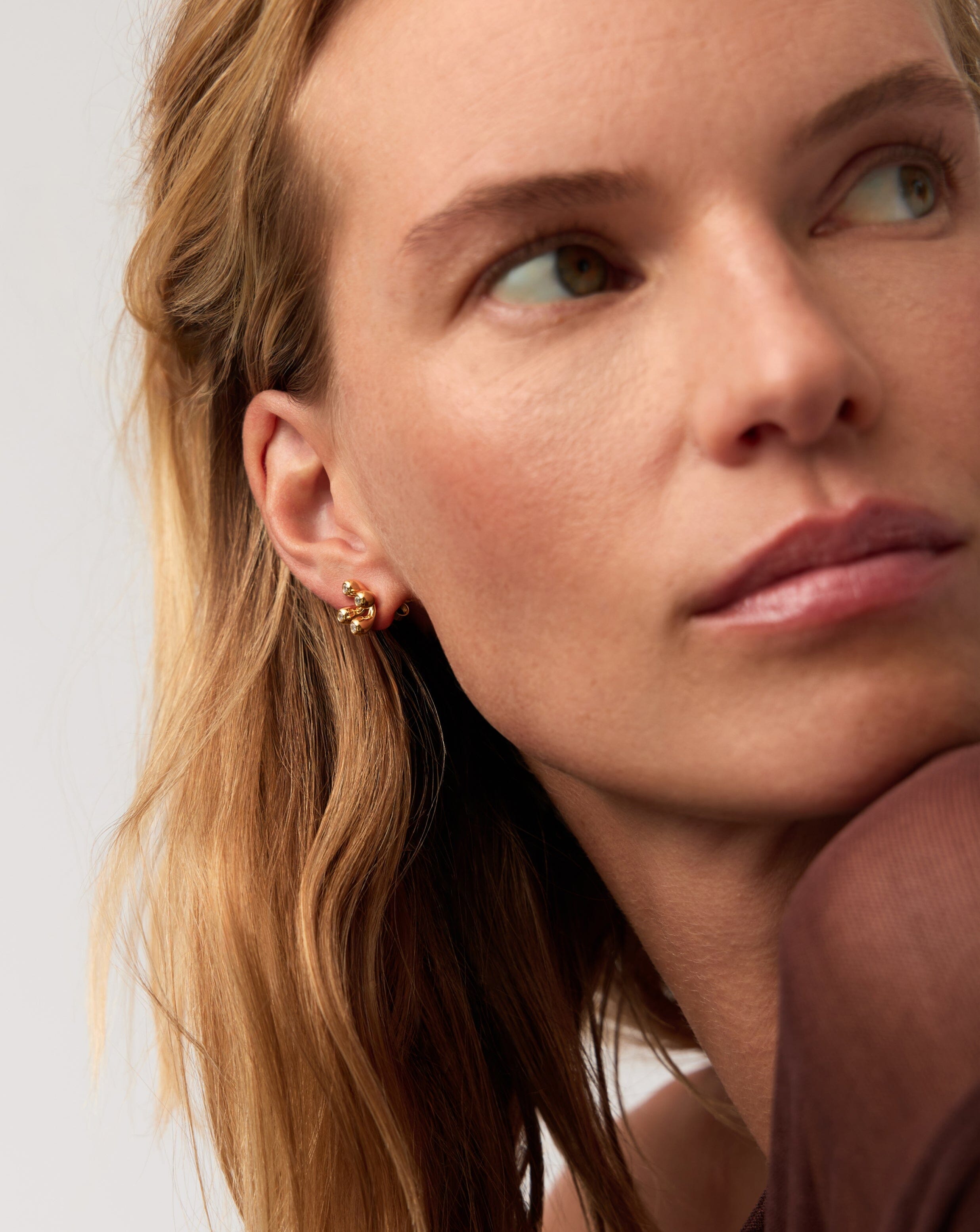 Atom Stud Earrings | 18k Gold Vermeil