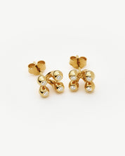 Atom Stud Earrings | 18k Gold Vermeil