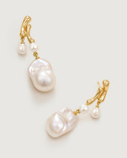 Bamboo Baroque Pearl Earring