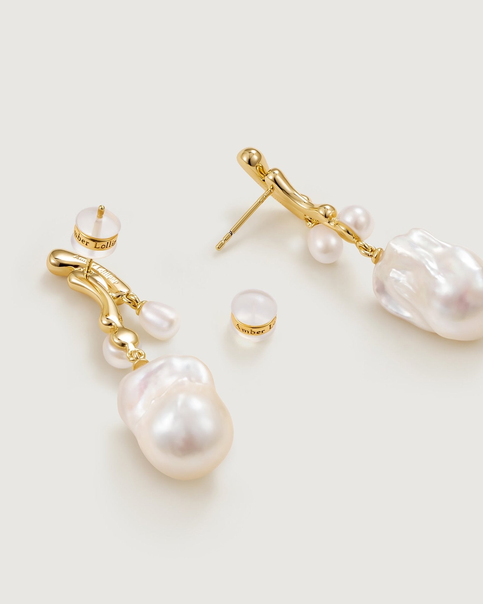 Bamboo Baroque Pearl Earring