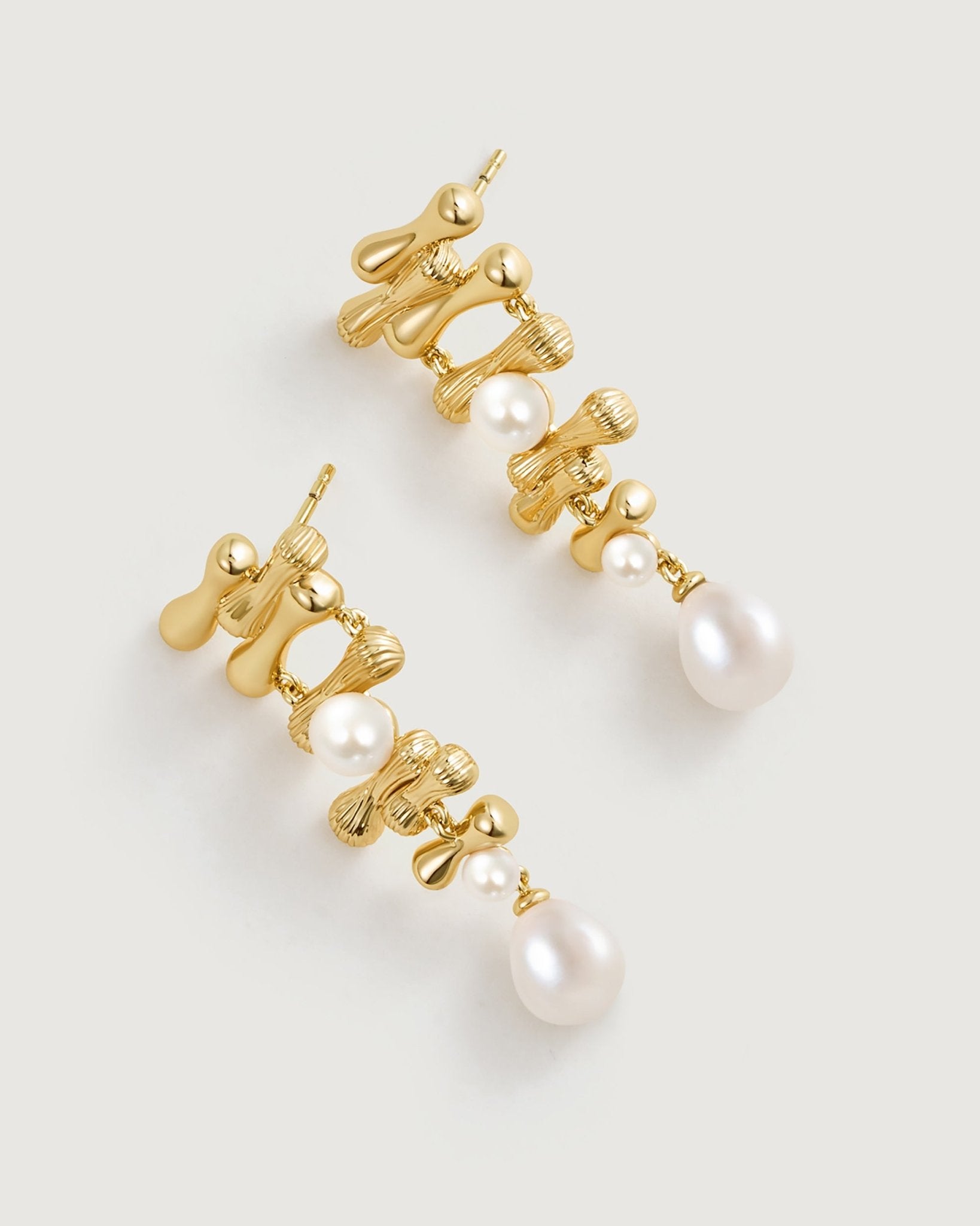 Bamboo Pearl Earring