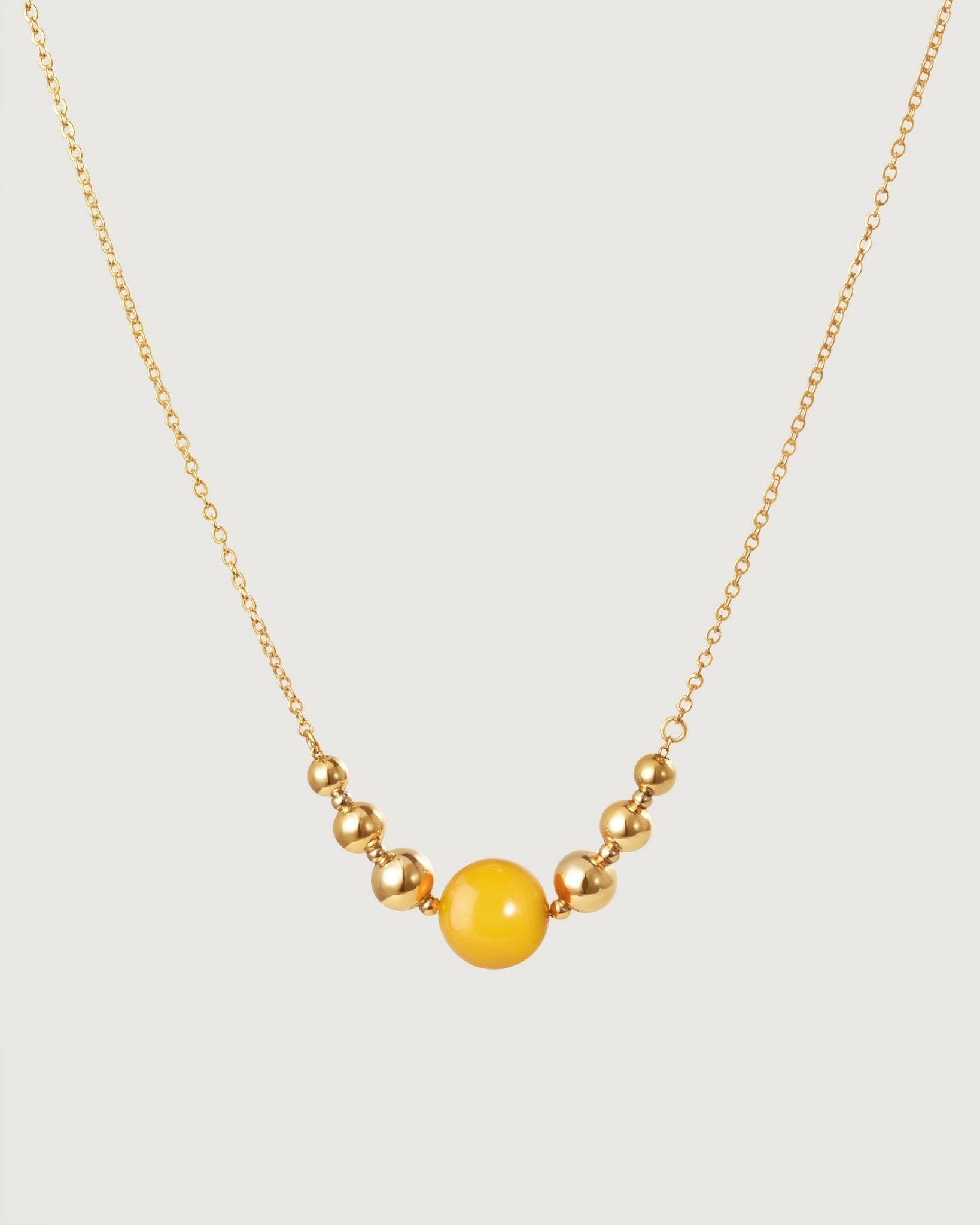 Beeswax Amber Necklace