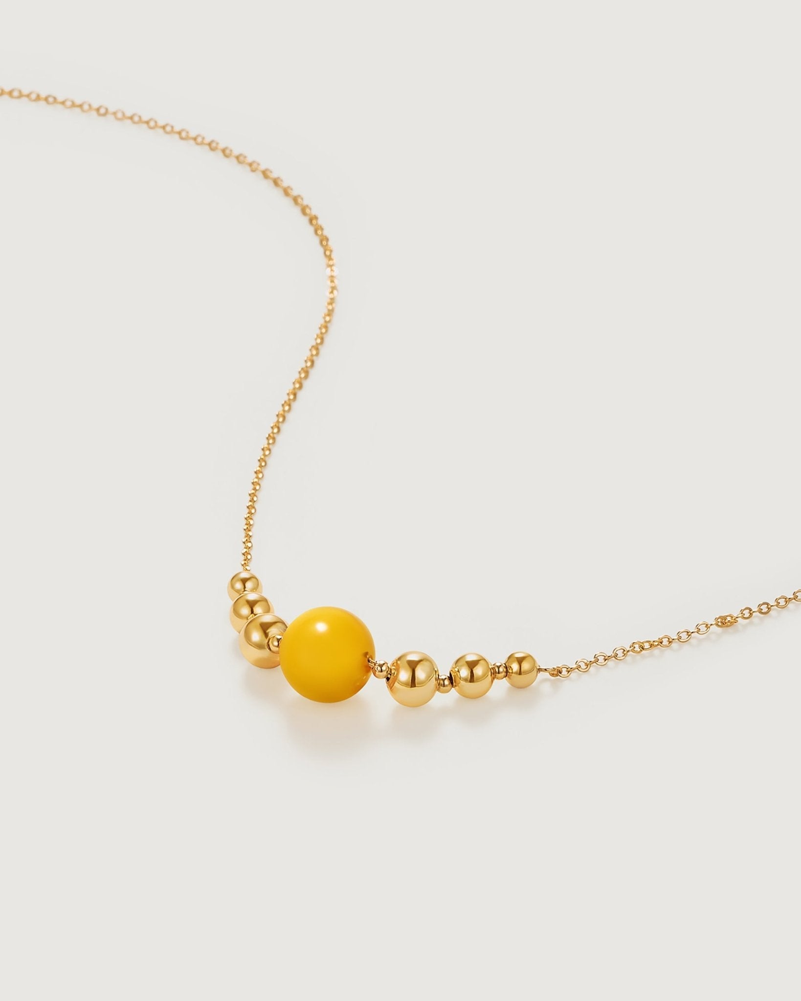 Beeswax Amber Necklace