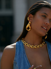 Beyoncé - Textured Link Earrings