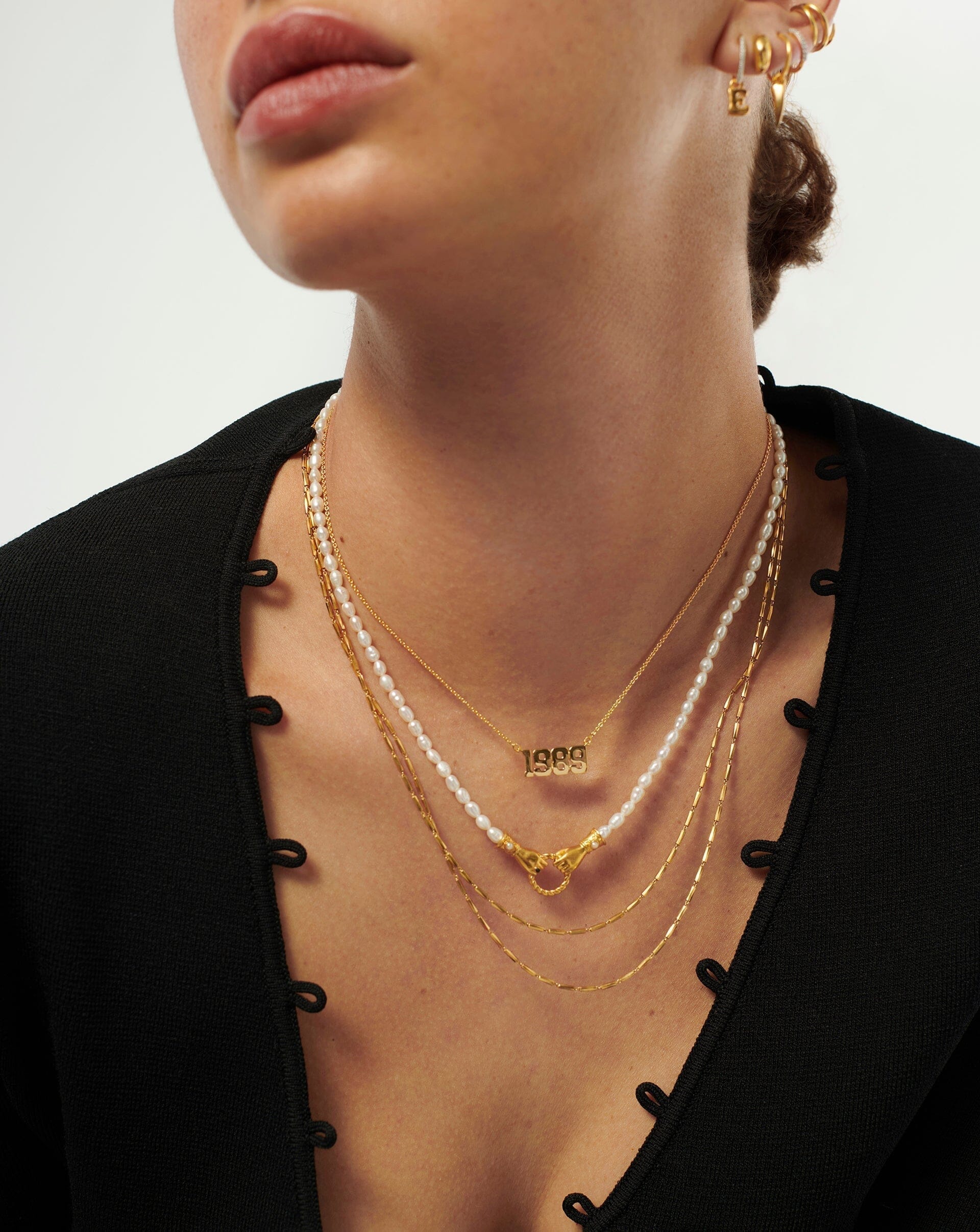 Birth Year Necklace - Year 1989 | 18k Gold Vermeil