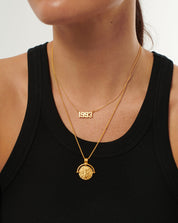 Birth Year Necklace  - Year 1993 | 18k Gold Vermeil