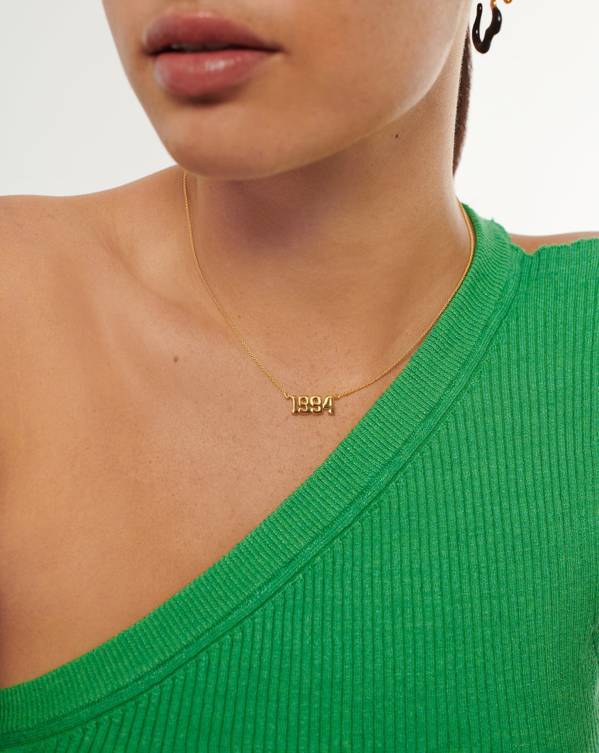 Birth Year Necklace  - Year 1994 | 18k Gold Vermeil