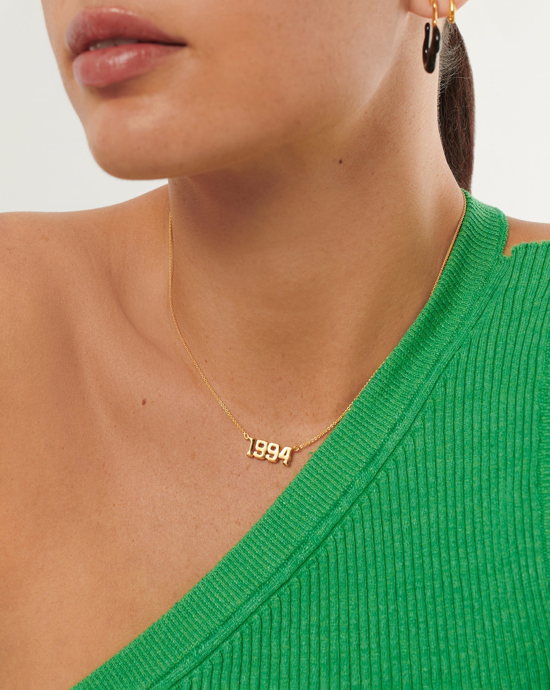 Birth Year Necklace  - Year 1994 | 18k Gold Vermeil