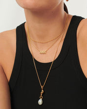 Birth Year Necklace  - Year 1995 | 18k Gold Vermeil