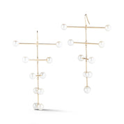 14kt Pearl Blizzard Mobile Earring