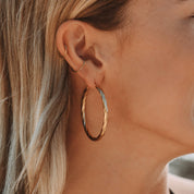 Bold Twisted Hoops