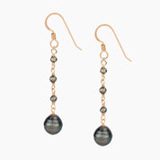 Breezy Tahitian Pearl Earrings