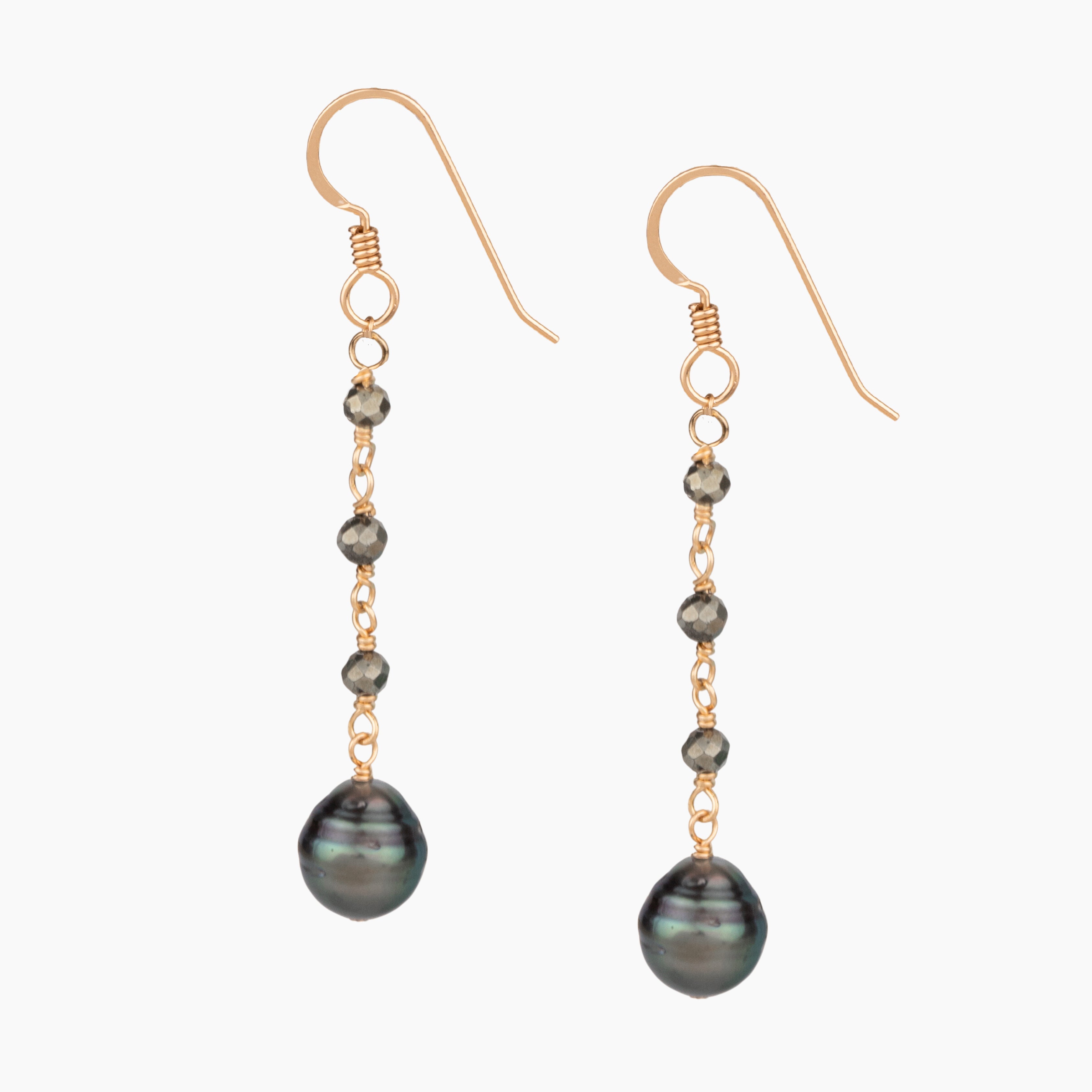 Breezy Tahitian Pearl Earrings