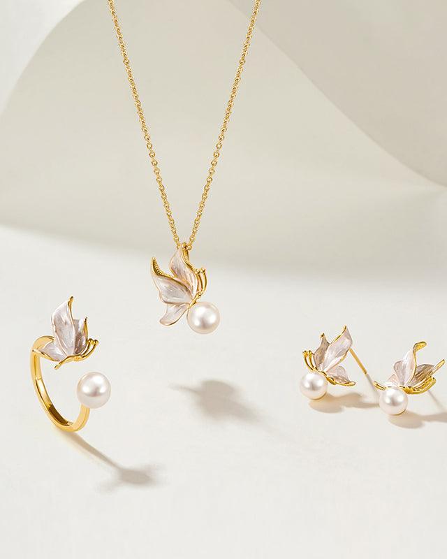 Butterfly Jewelry Set