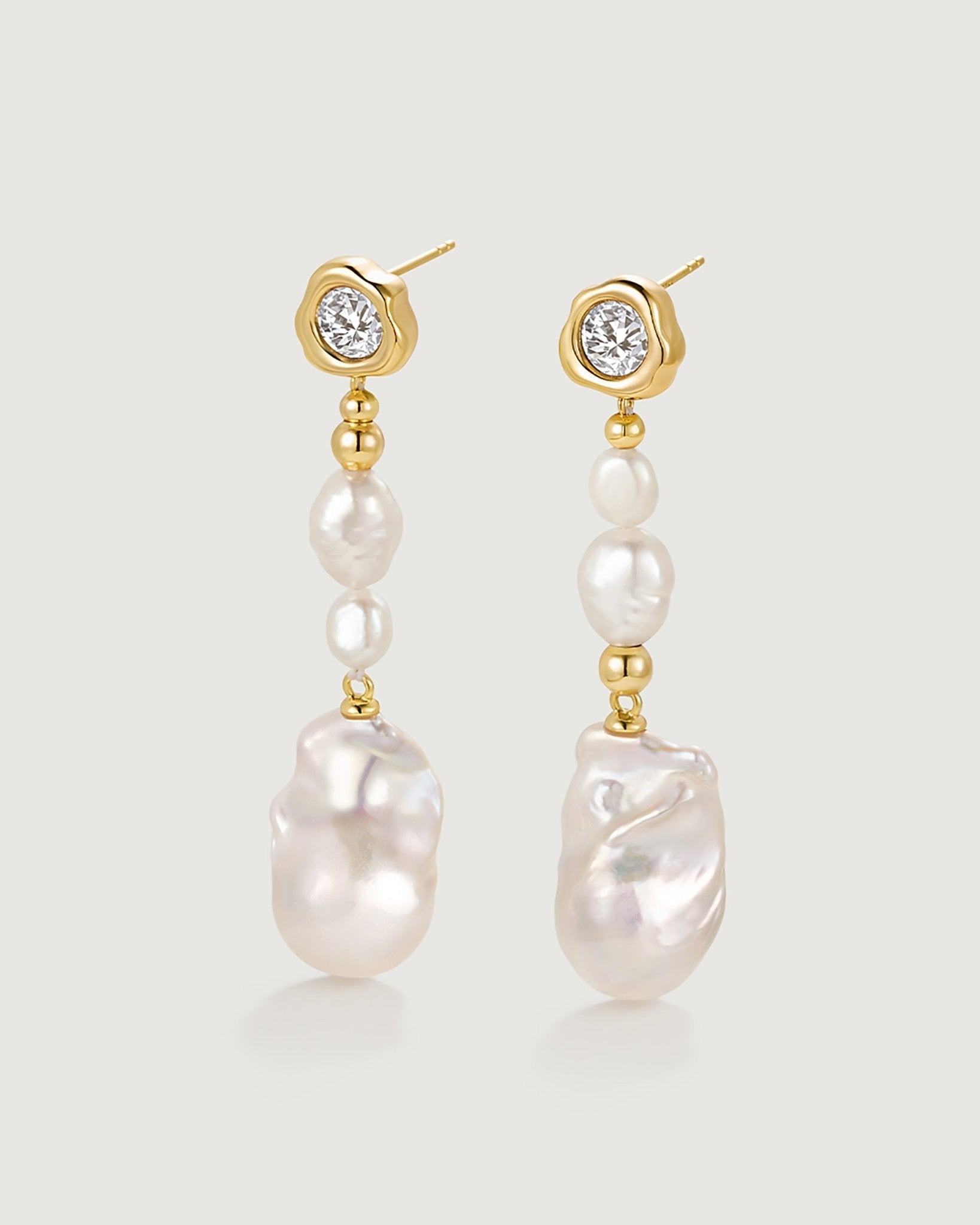 Champagne bubbles Earring