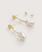 Champagne bubbles Earring