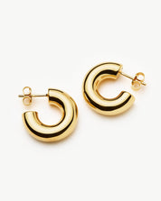 Chubby Small Hoop Earrings | 18k Gold Vermeil