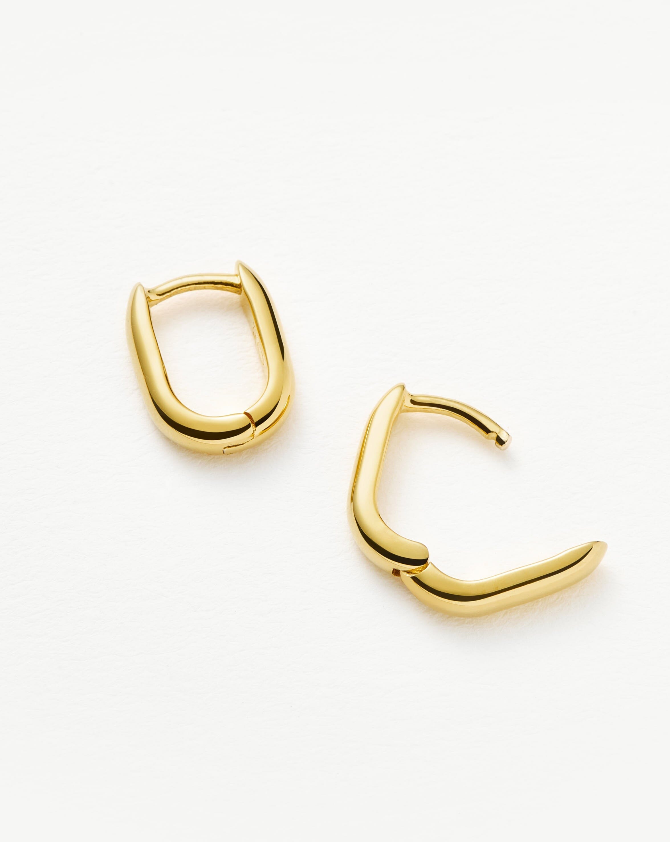 Classic Ovate Huggies | 18k Recycled Gold Vermeil on Recycled Sterling Silver