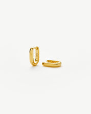 Classic Ovate Huggies | 18k Recycled Gold Vermeil on Recycled Sterling Silver