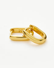 Classic Ovate Huggies | 18k Recycled Gold Vermeil on Recycled Sterling Silver