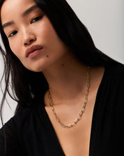 Classic Paperclip Chain Necklace | 18k Gold Plated