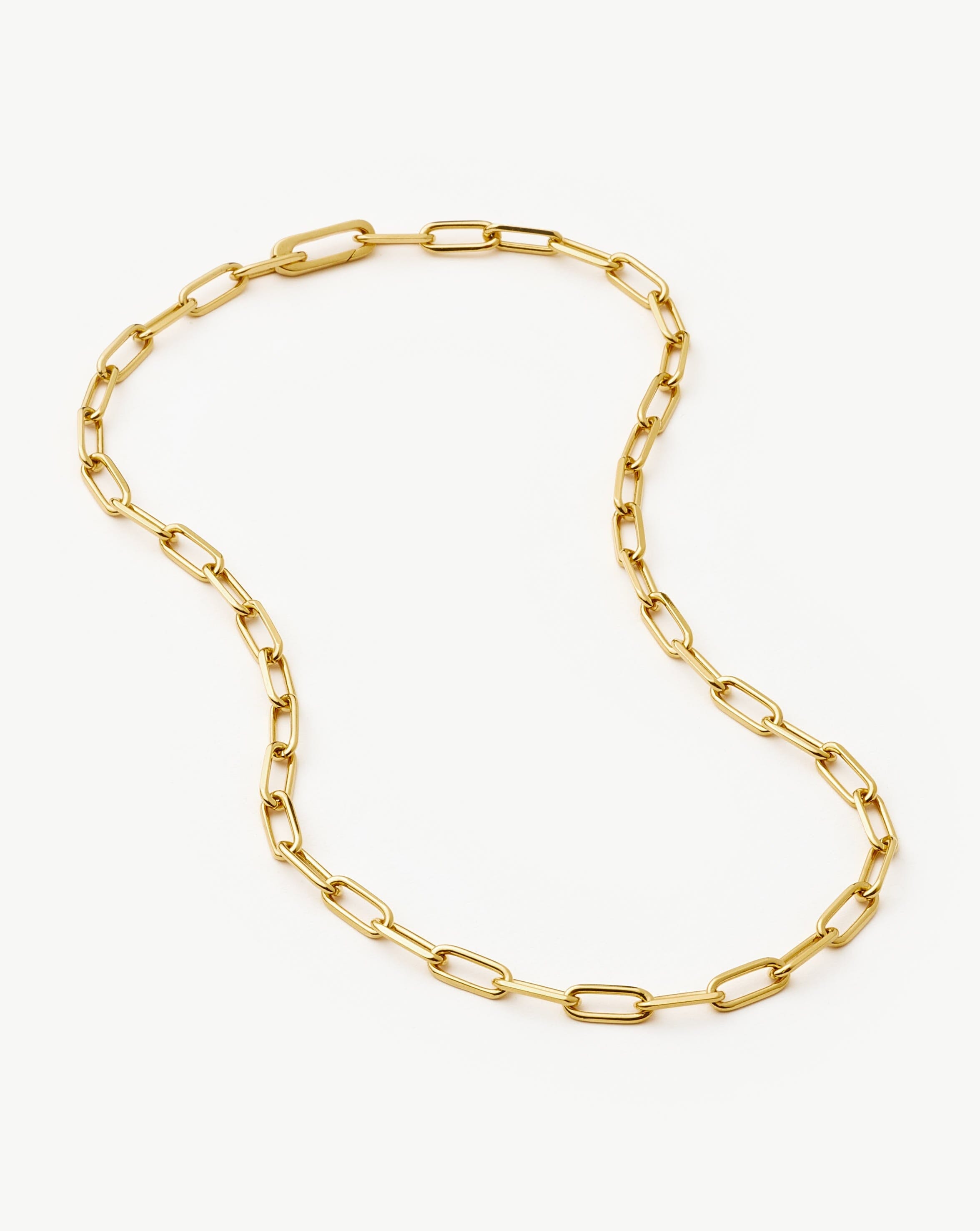 Classic Paperclip Chain Necklace | 18k Gold Plated