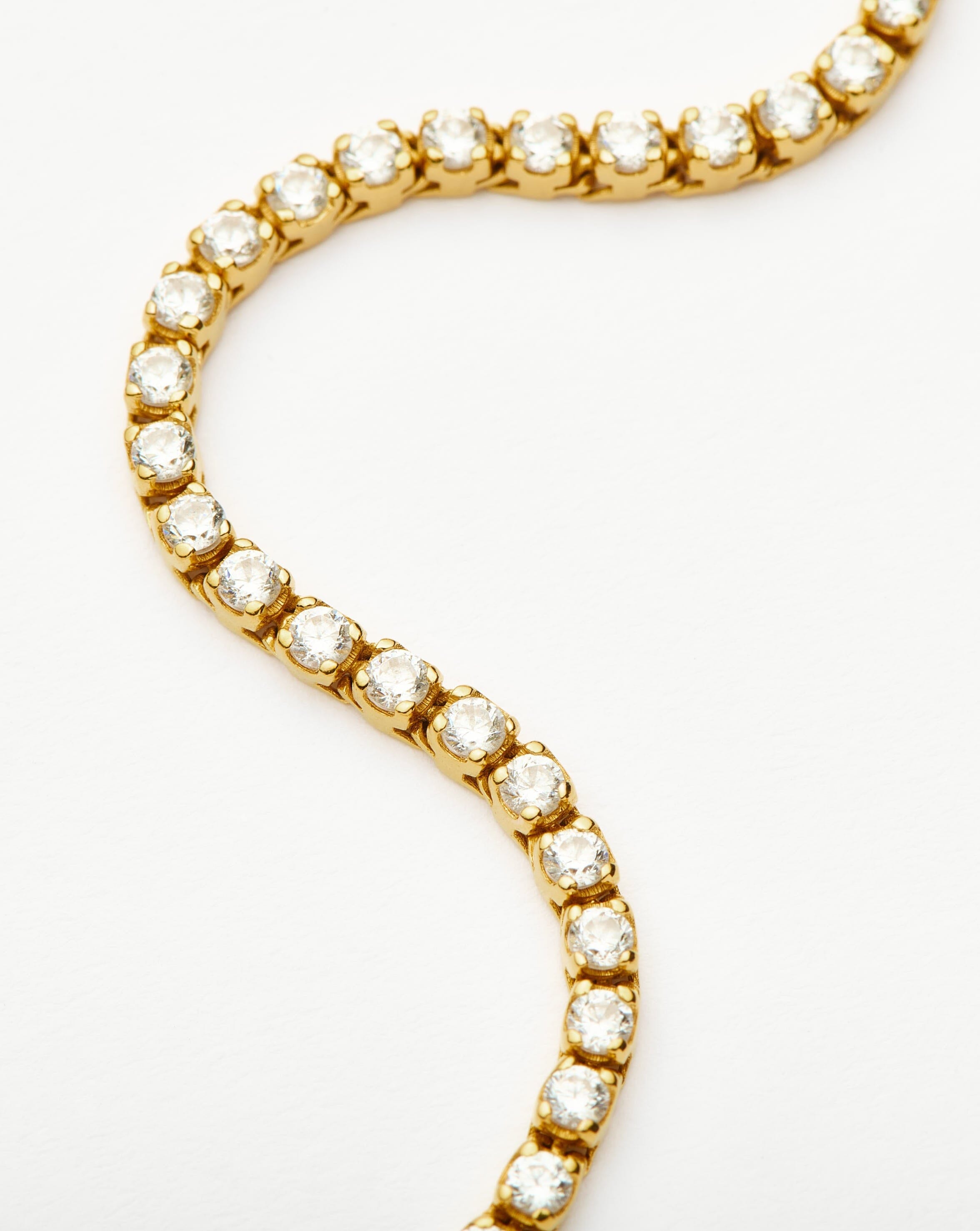 Classic Tennis Bracelet | 18k Gold Vermeil Cubic Zirconia