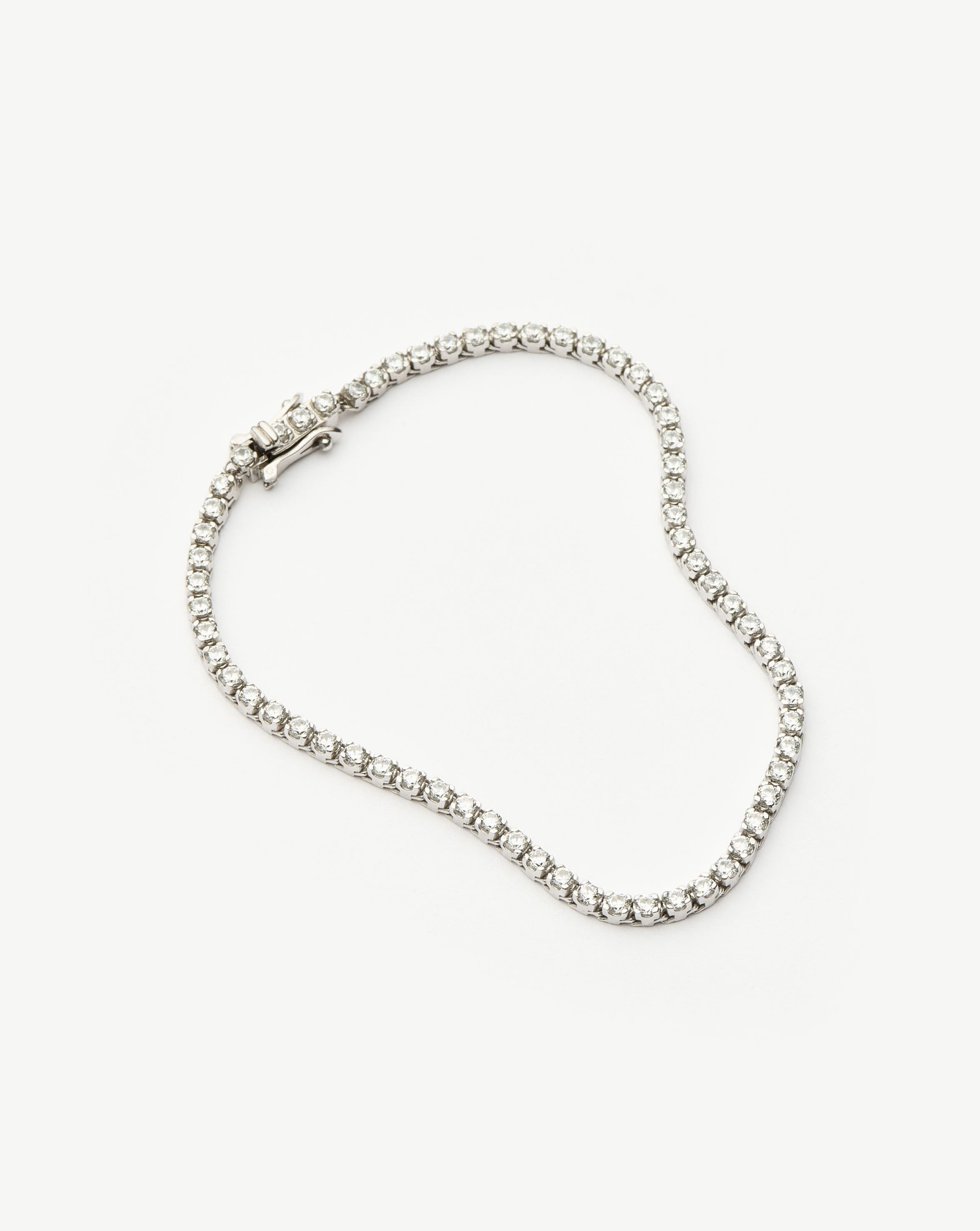 Classic Tennis Bracelet | Sterling Silver Cubic Zirconia