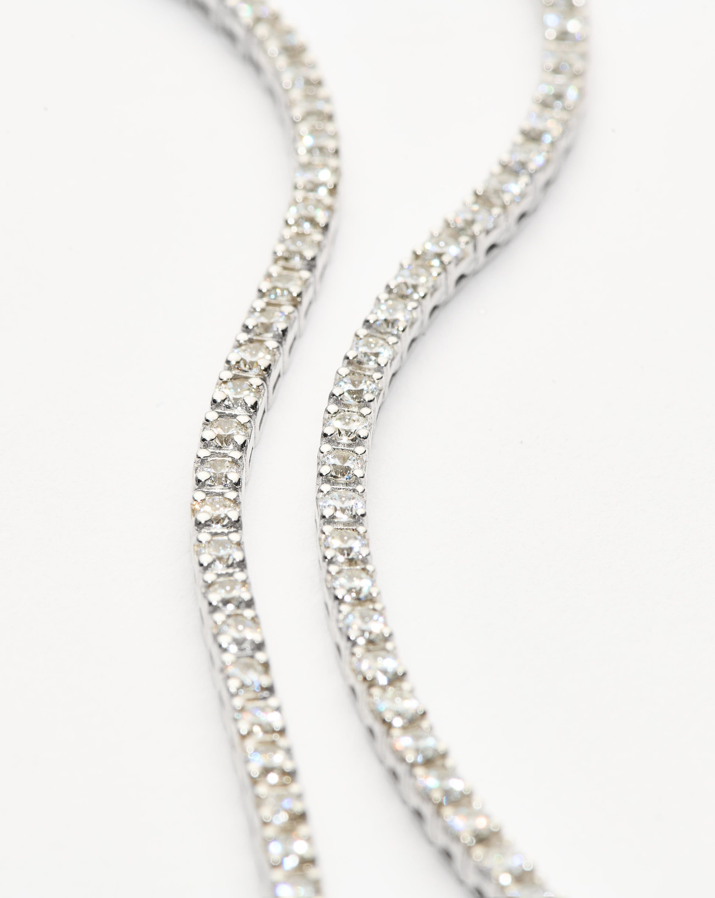 Classic Tennis Necklace & Bracelet Set | Sterling Silver Cubic Zirconia