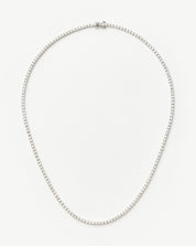 Classic Tennis Necklace | Sterling Silver Cubic Zirconia