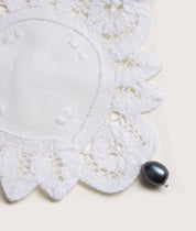 Lace Coasters, Pearls