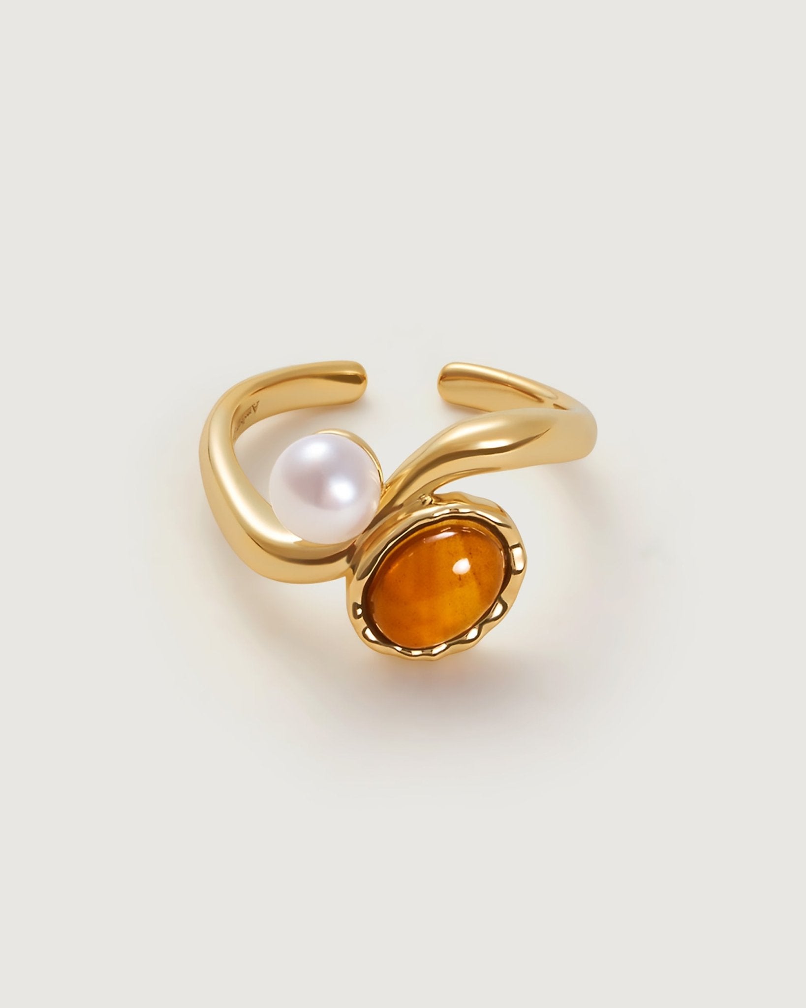 Dopamine Pulse Amber Ring