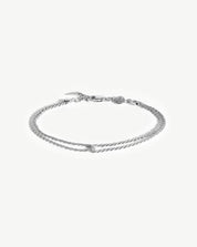 Double Rope Bracelet | Sterling Silver