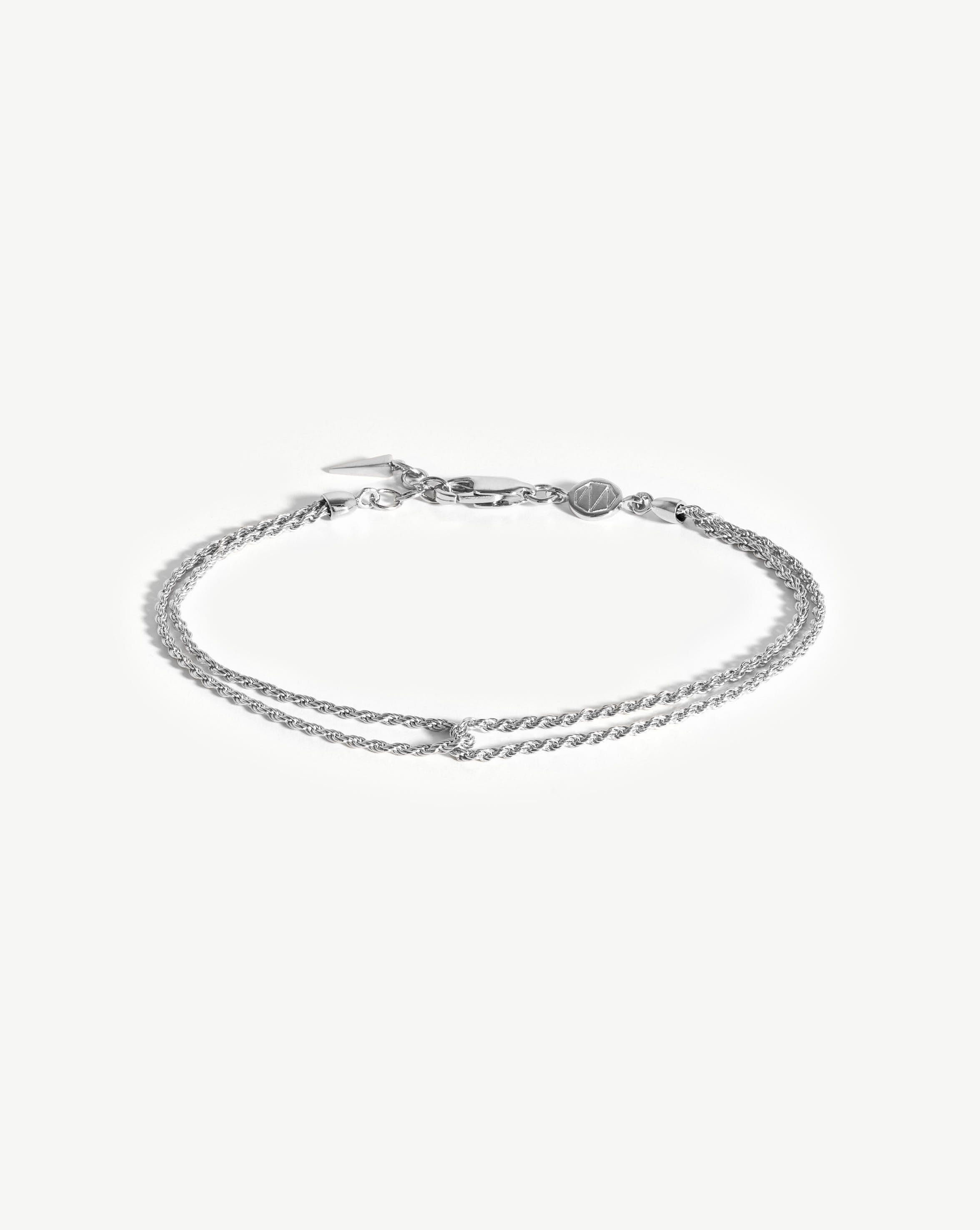 Double Rope Bracelet | Sterling Silver