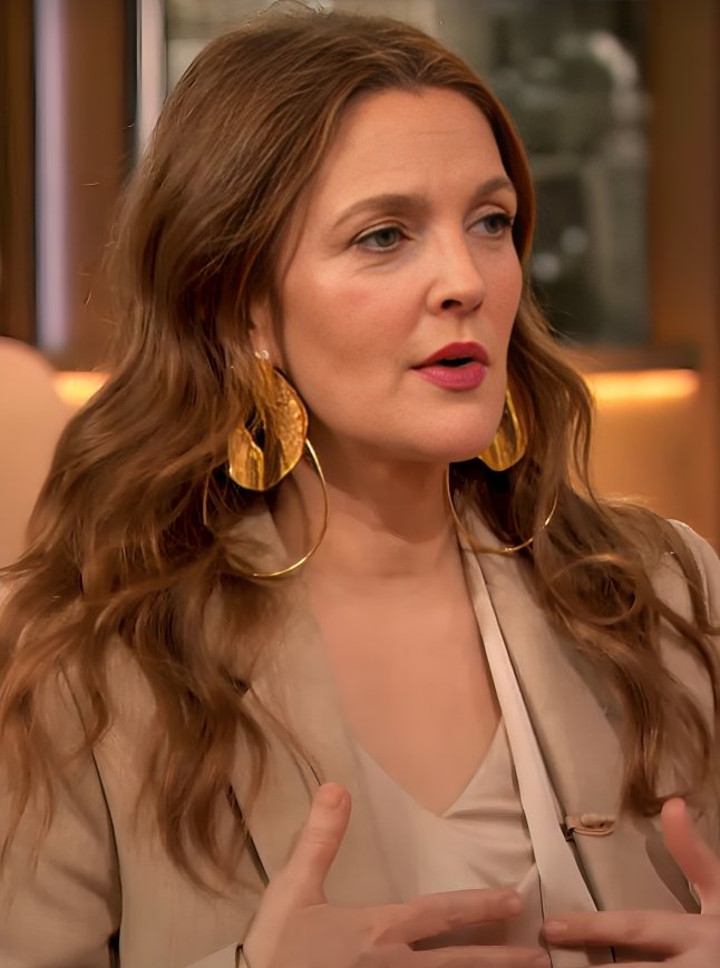 Drew Barrymore - Textured Hoops