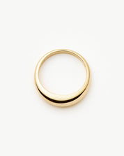 Fine Classic Dome Ring | 14k Solid Gold