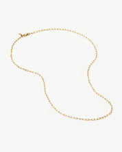 Fine Classic Paperclip Chain Necklace | 14k Solid Gold