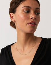 Fine Classic Paperclip Chain Necklace | 14k Solid Gold