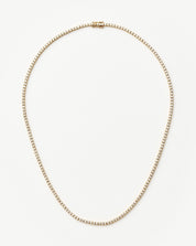 Fine Diamond Tennis Necklace | 14k Solid Gold Diamond