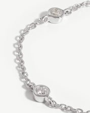 Fine Floating Diamond Bracelet