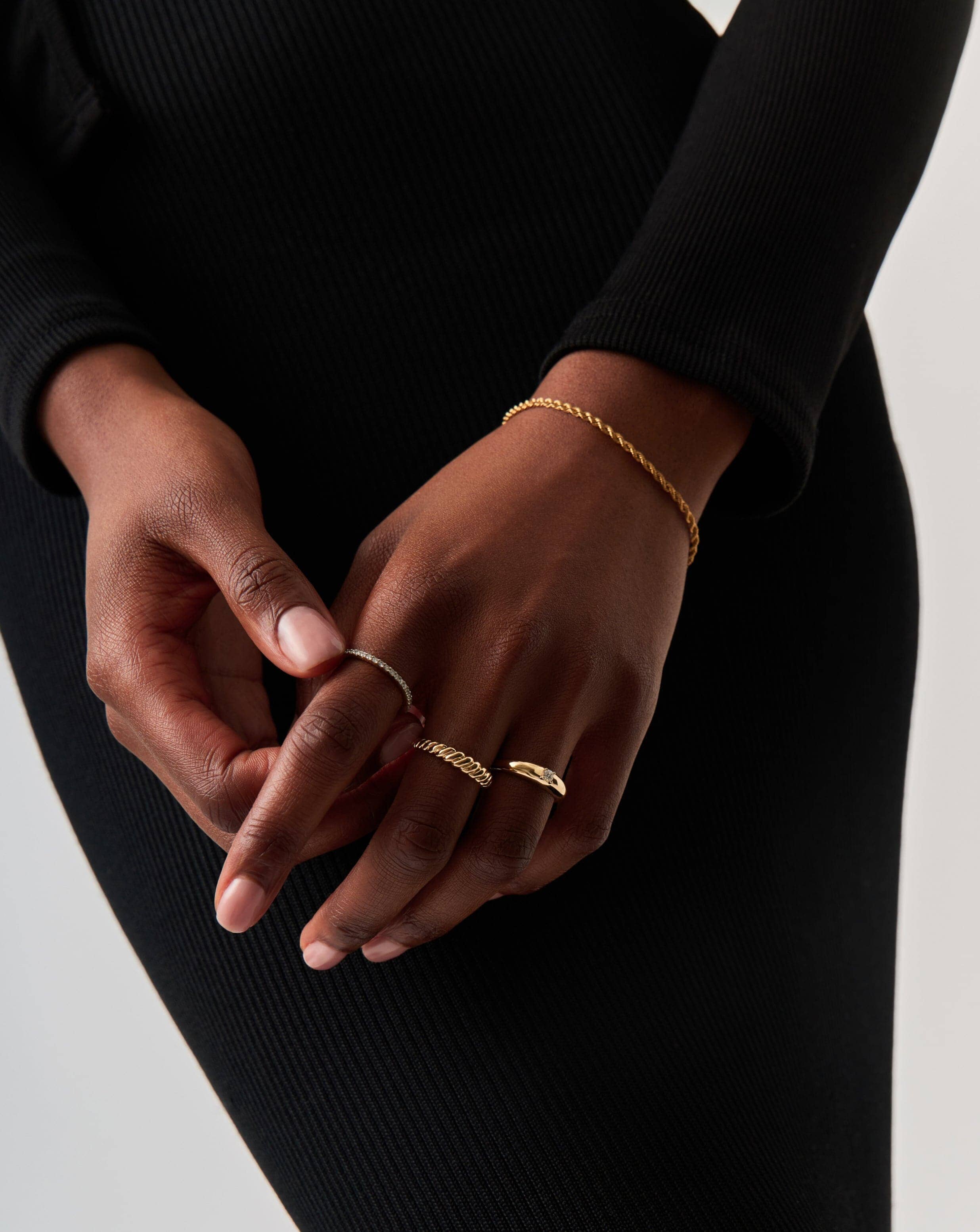 Fine Twisted Classic Ring | 14k Solid Gold