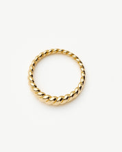 Fine Twisted Classic Ring | 14k Solid Gold