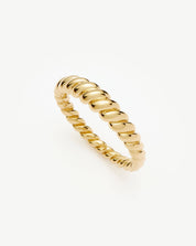 Fine Twisted Classic Ring | 14k Solid Gold