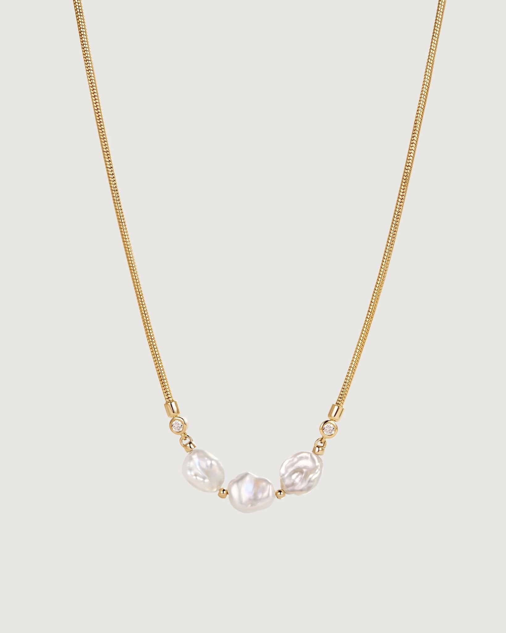 Floriography Jasmine Pearl Necklace